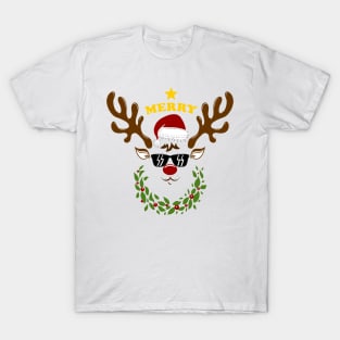 cool x mas deer T-Shirt